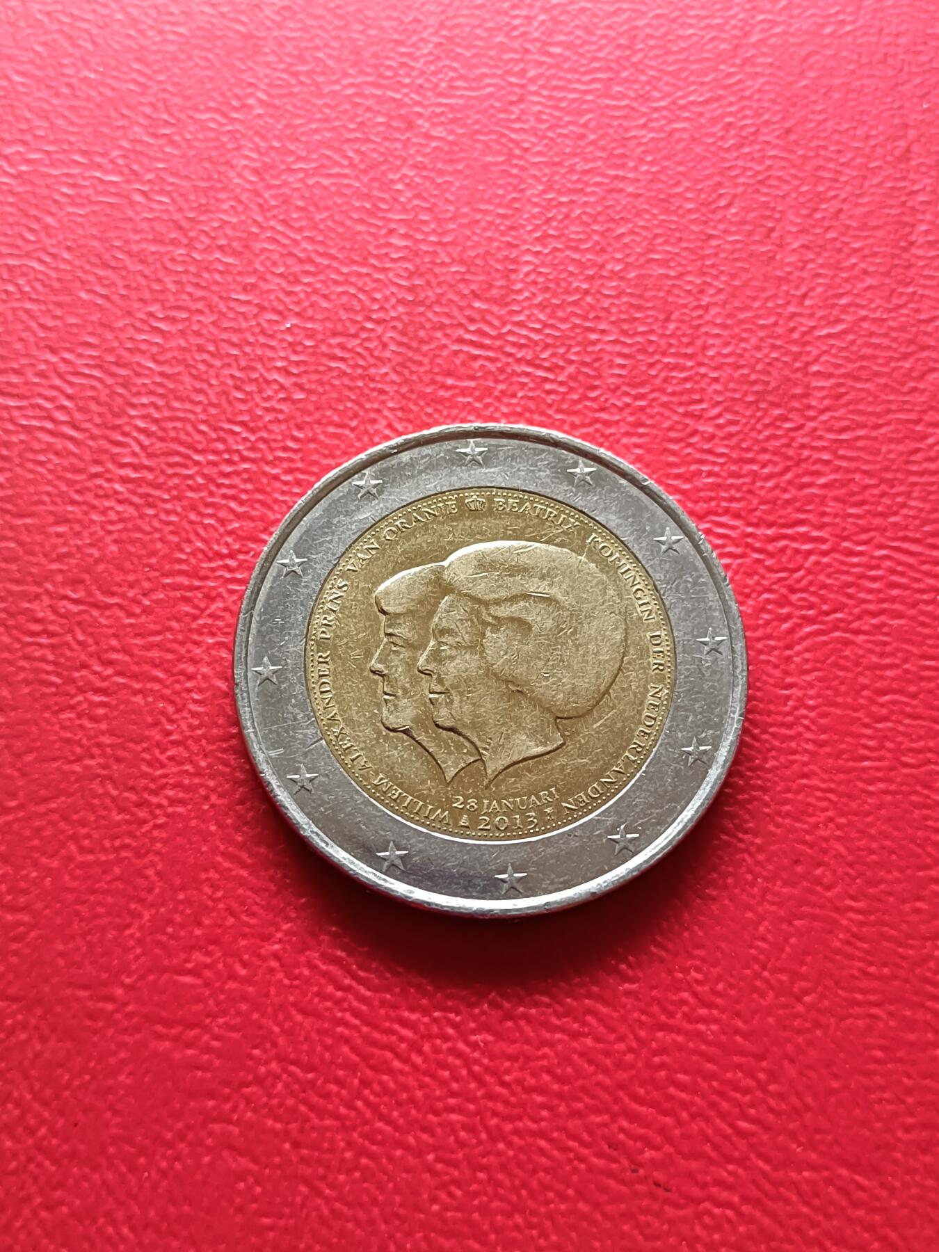 【云涧收藏】第七十九场 荷兰2013年女王退位2E纪念币