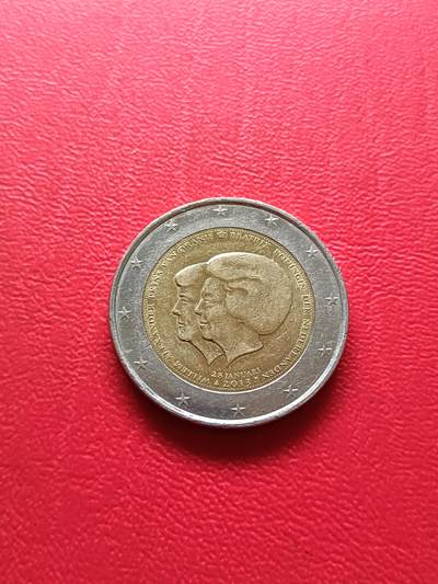 【云涧收藏】第七十九场 - 荷兰2013年女王退位2E纪念币