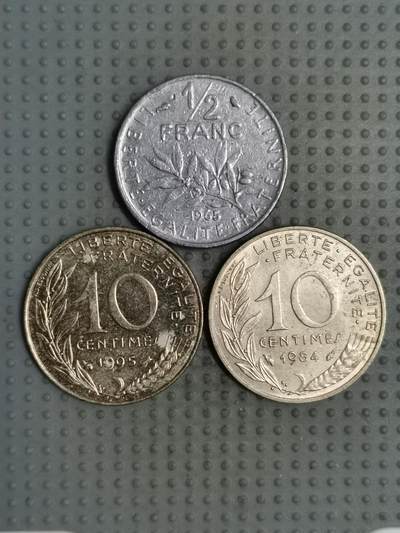 2025年第116场各国散币拍卖（总第116场） - 法国3枚