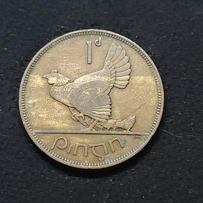 【全场包邮】纯粹捡漏拍476场（免费代拍第13场）调整中 - 爱尔兰自由邦1935年1便士铜币