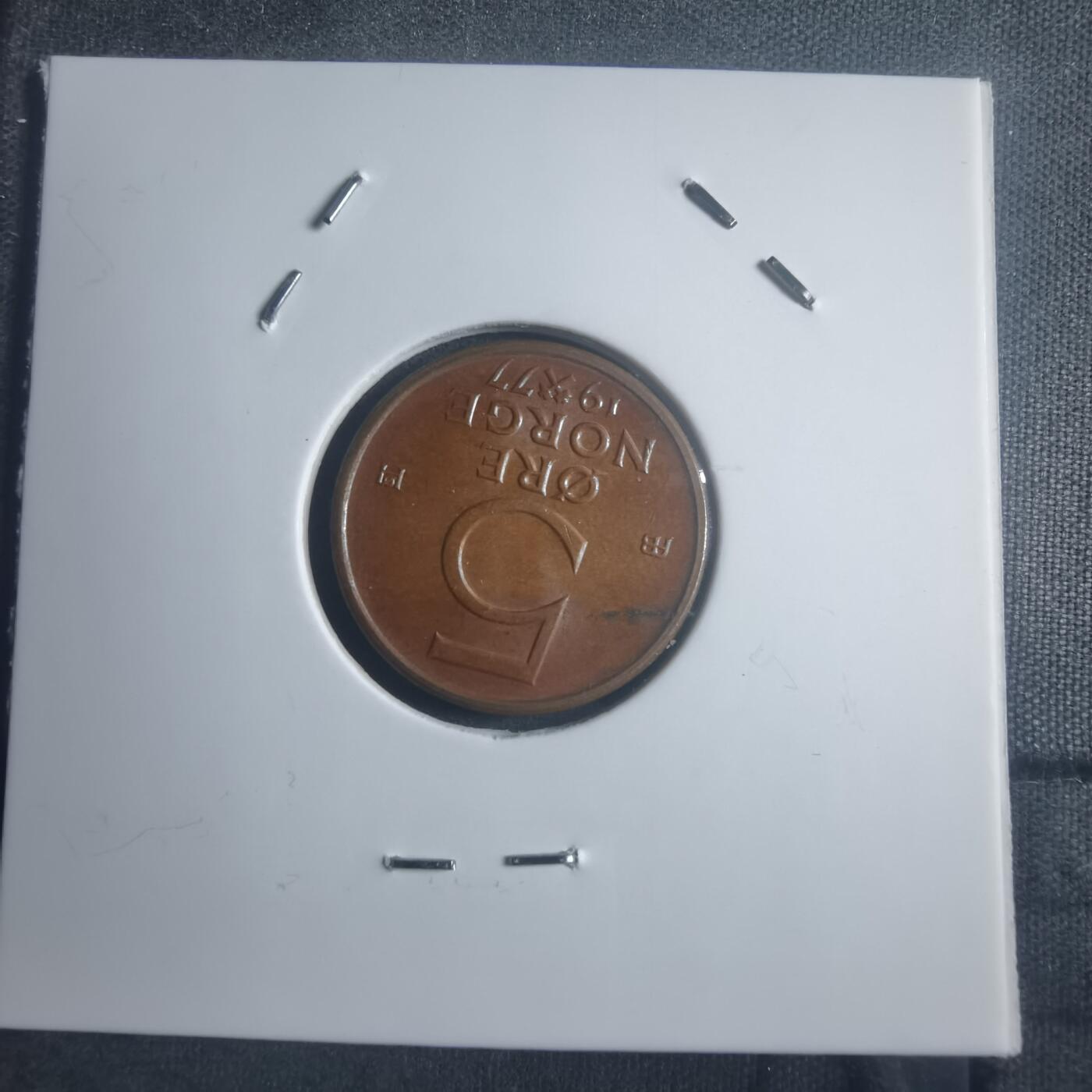 沼泽如烟--第903场 挪威1977年5欧尔