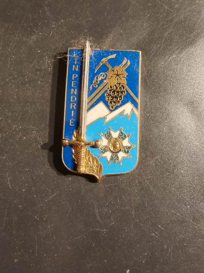 老王徽章第163期 13-15日三场连拍 16日统一发货  13、14日结束后可寄存 - 法国陆军山地步队军官晋升证章 