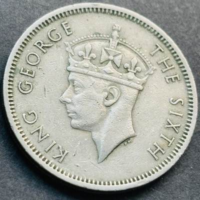 文馨钱币收藏第 281 场，【 长期接收代拍品】银元，银币，套币，纸币专场（本场截拍后休息三天，19 号发货） - 1951 年英属香港五毫，乔治五世时期独年份