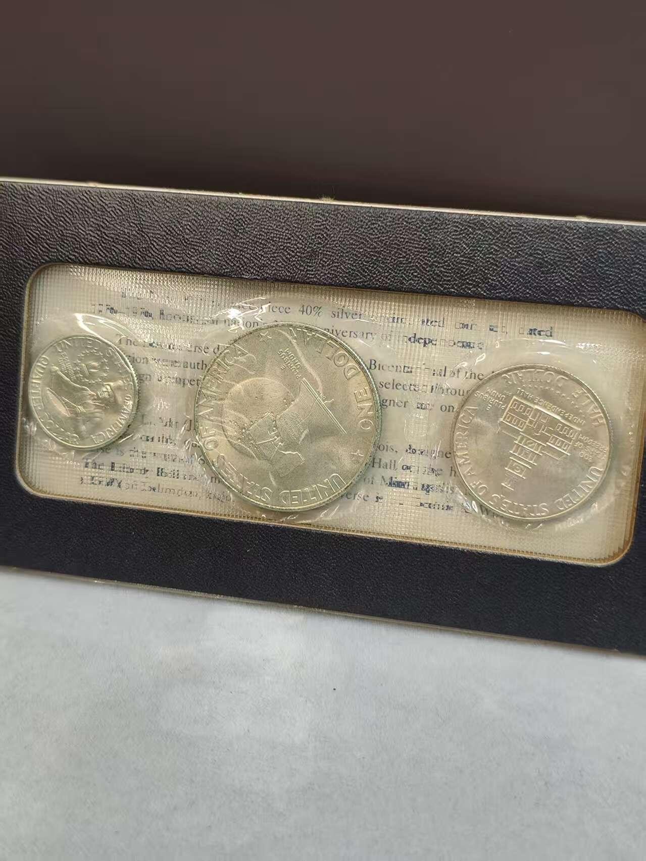 G&W世界散币，银币处理专场（第36场） 美国1976年3枚套  3银  建国200周年