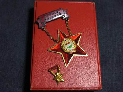 罗岚⭐爱藏⭐精品专拍第七场-分享拍场赚佣（周六有群拍，详细看简介） - 匈牙利人民共和国 优秀服务奖章全套原盒带mini 早期绒布盒