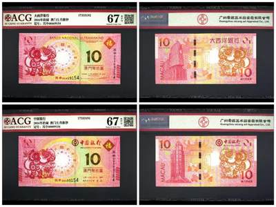 生肖钞专场 - 澳门生肖猴钞尾4同9154