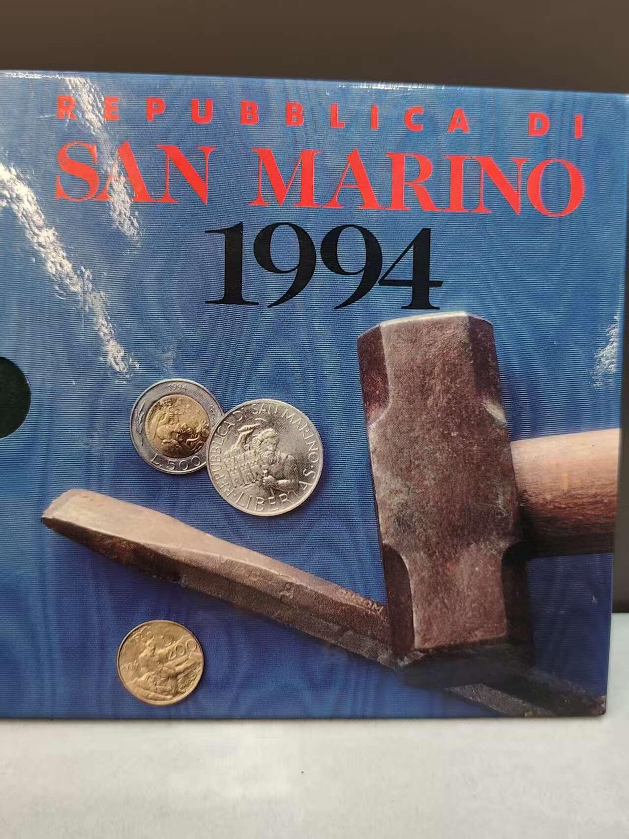 G&W世界散币，银币处理专场（第36场） 圣马力诺1994年10枚套  1银
