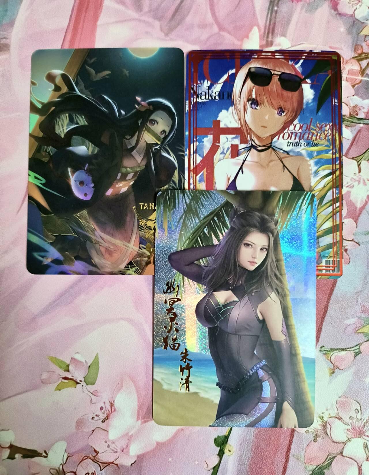 龙虎卡牌第六三场 （无佣金，周六结拍，欢迎送拍） 彩闪3张 精选动漫人物A