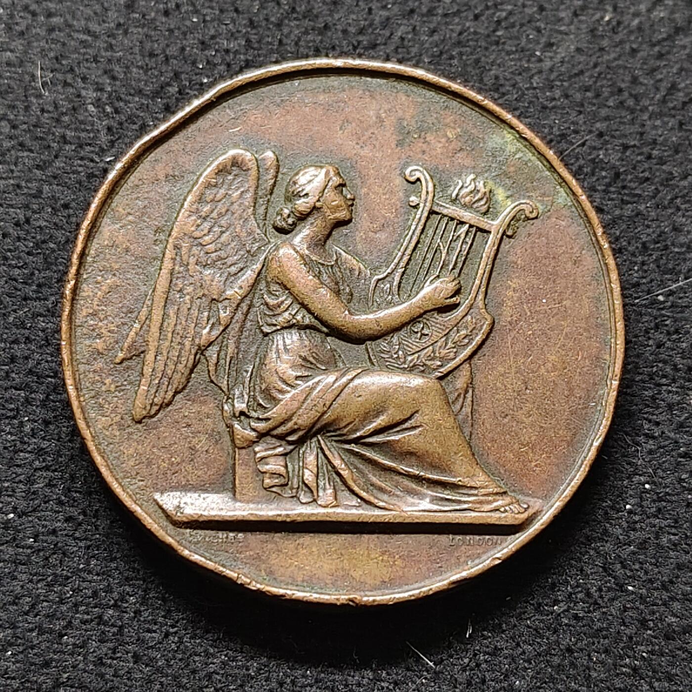 【全场包邮】纯粹捡漏拍476场（免费代拍第13场）调整中 【纪念章】英国无年份亨德尔纪念铜章