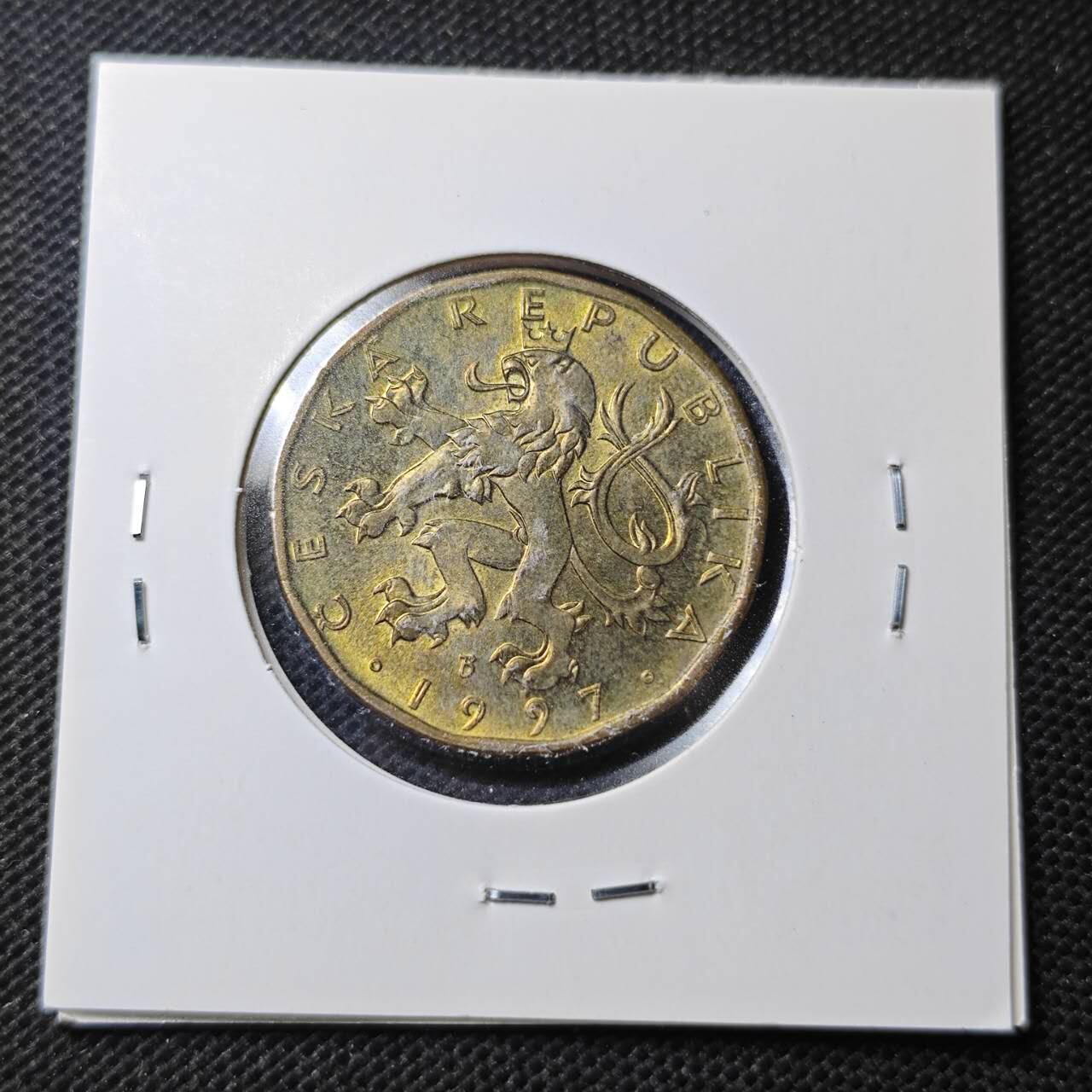 KK钱币收藏小铺  第370场  2月预留时间 周末发货  1997捷克20克朗