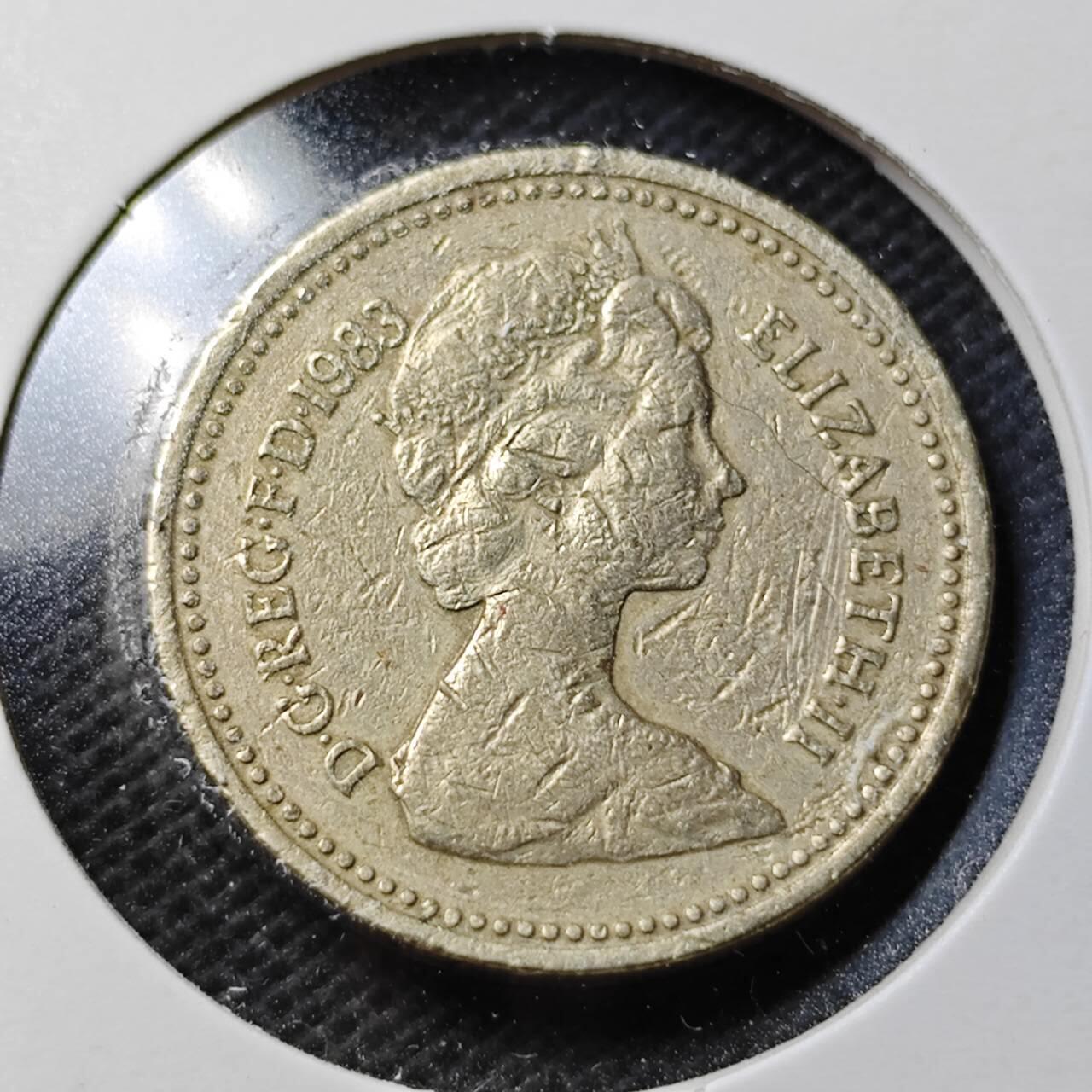 KK钱币收藏小铺  第369场  2月预留时间 周末发货  英国1镑