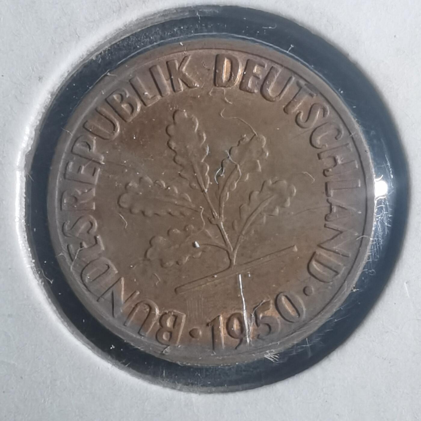 沼泽如烟--第903场 德国1950年1芬尼