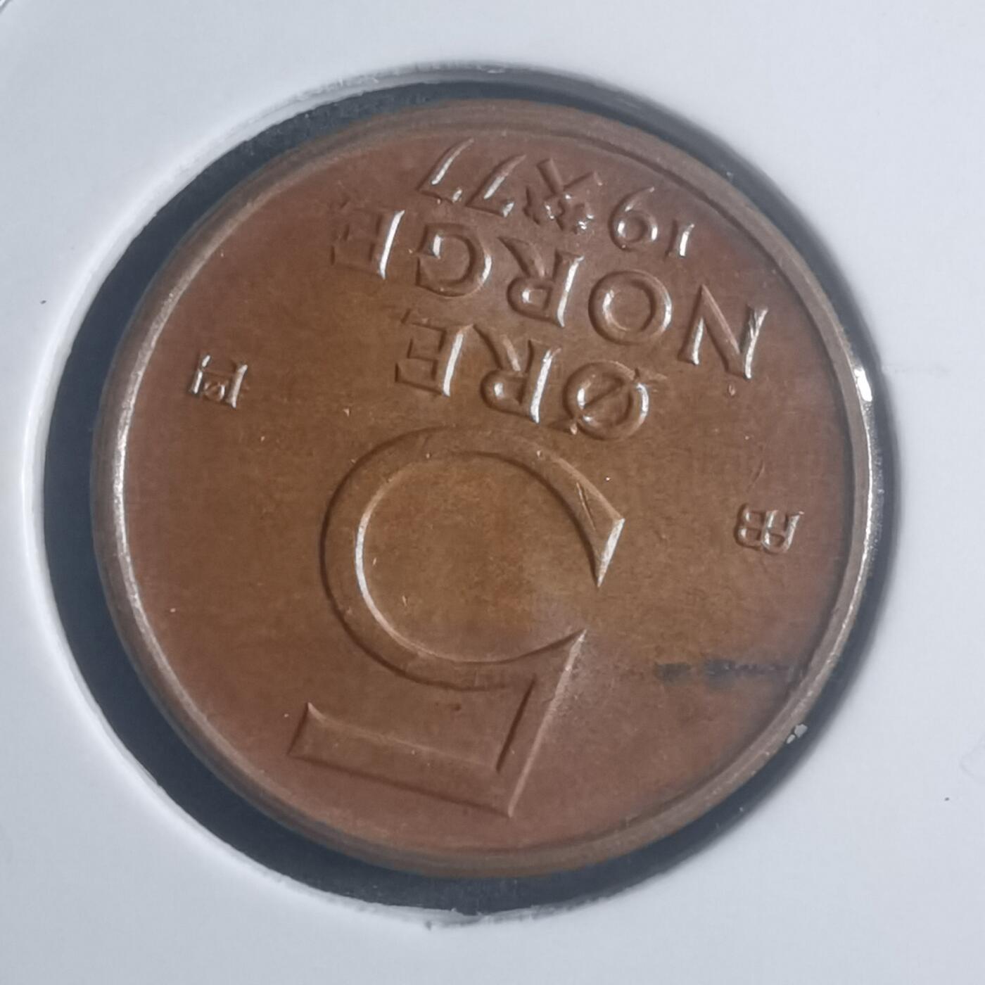 沼泽如烟--第903场 挪威1977年5欧尔