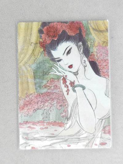 龙虎卡牌第六三场 （无佣金，周六结拍，欢迎送拍） - 粗闪卡 昆仑万象 权迎东-贵妃出浴