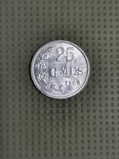 2025年第116场各国散币拍卖（总第116场） - 卢森堡1963年25分