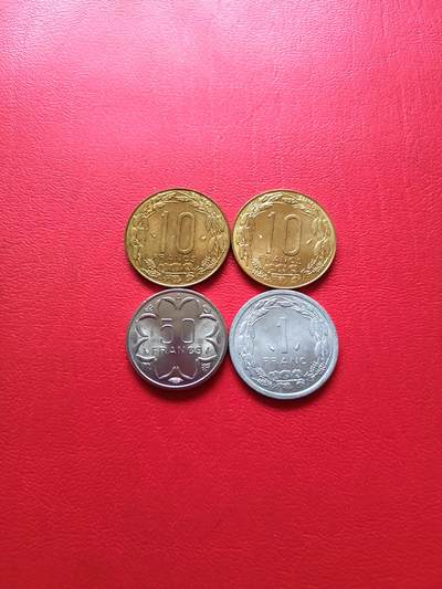 【云涧收藏】第七十九场 - 中非乍德4枚