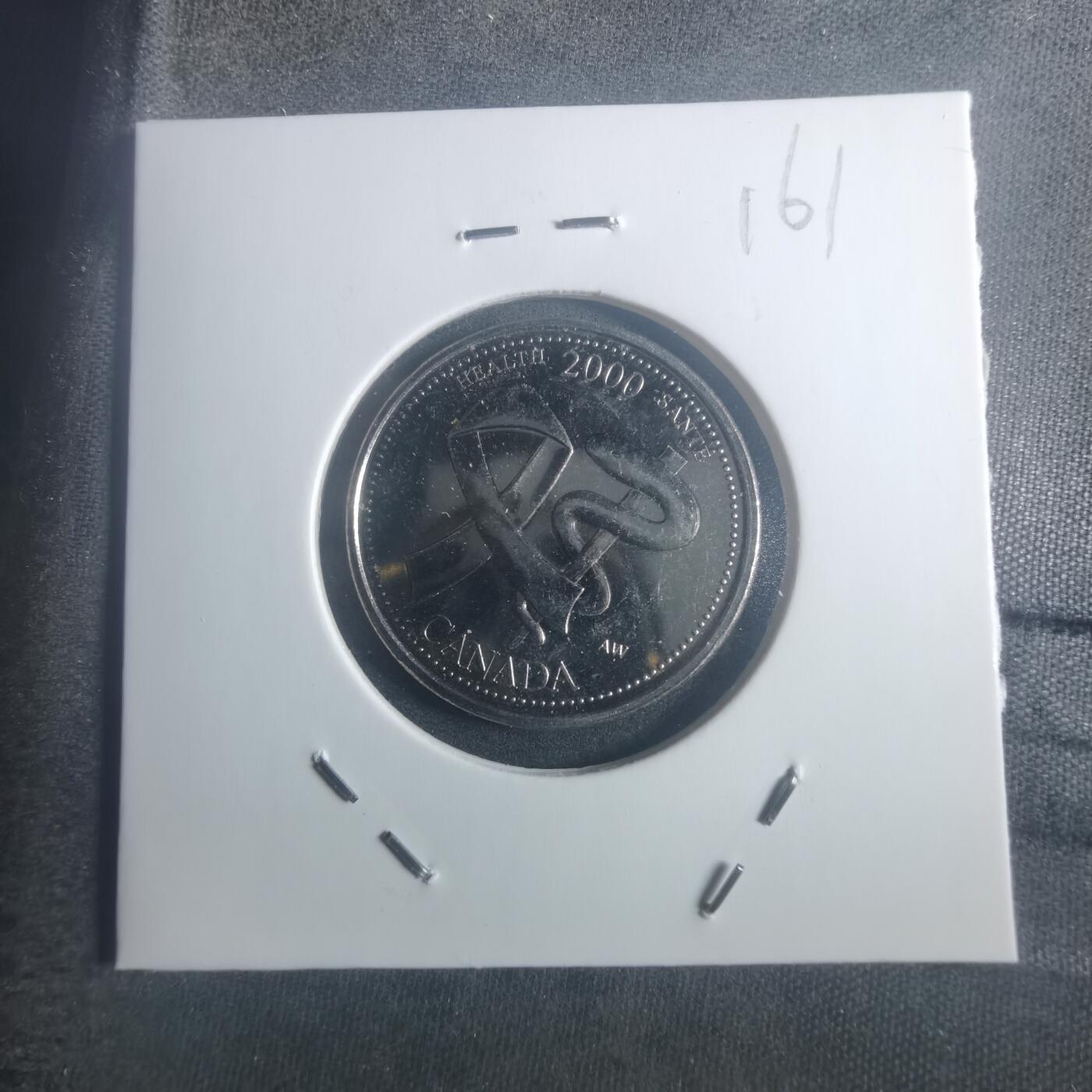 沼泽如烟--第900场 加拿大2000年25分纪念币