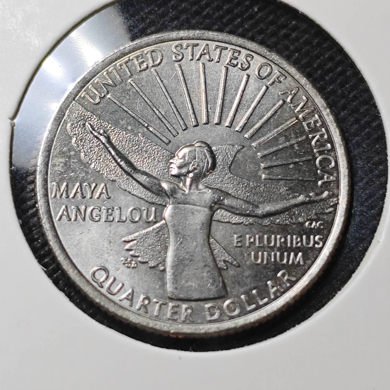 KK钱币收藏小铺  第370场  2月预留时间 周末发货  2022美国25分纪念币