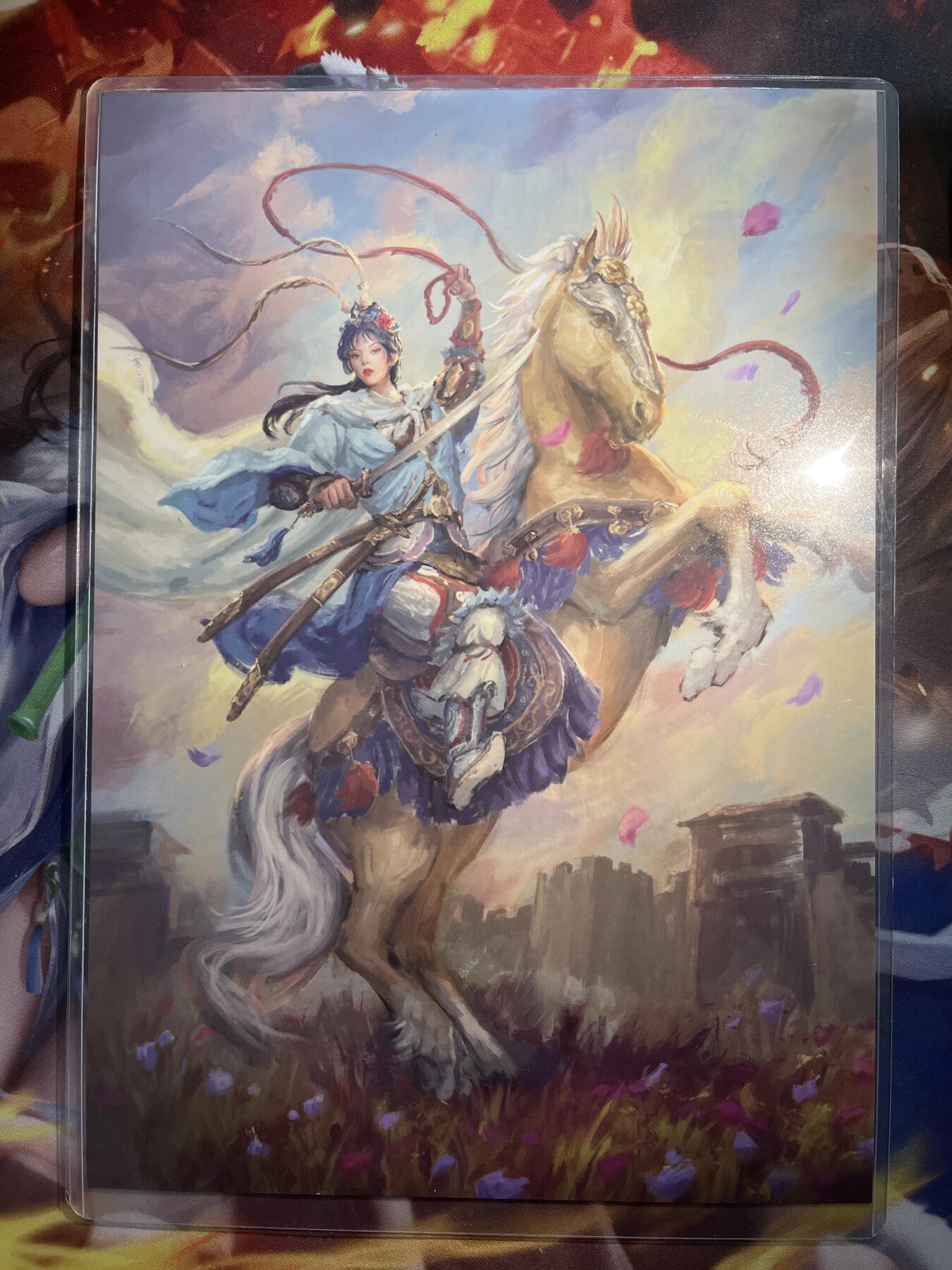 欢迎送拍、零成本上架，释放现金流，合理分配上拍卡品 【全粗a4大卡】扈三娘 背面普卡