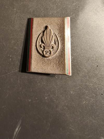 老王徽章第163期 13-15日三场连拍 16日统一发货  13、14日结束后可寄存 - 法国外籍军团第2步兵团证章 