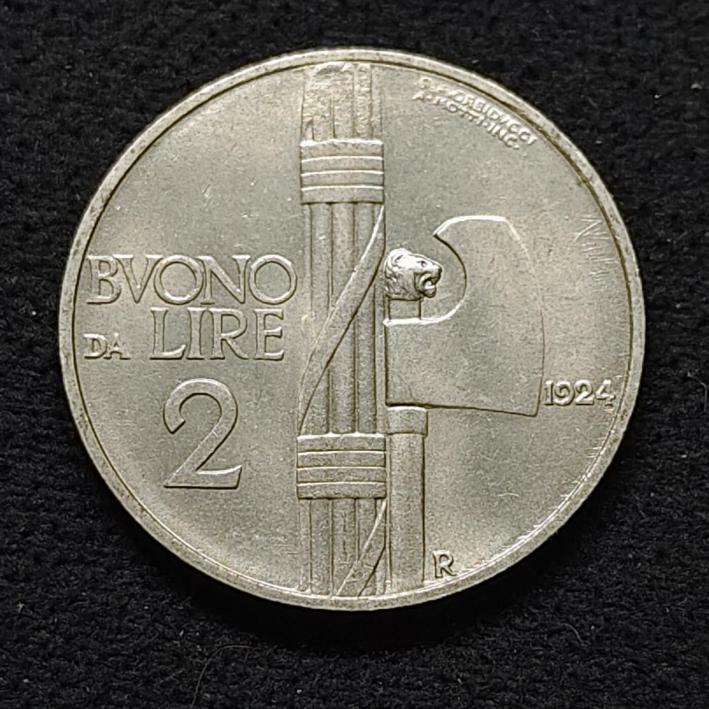 【全场包邮】纯粹捡漏拍476场（免费代拍第13场）调整中 意大利1924年艾曼努尔三世2里拉