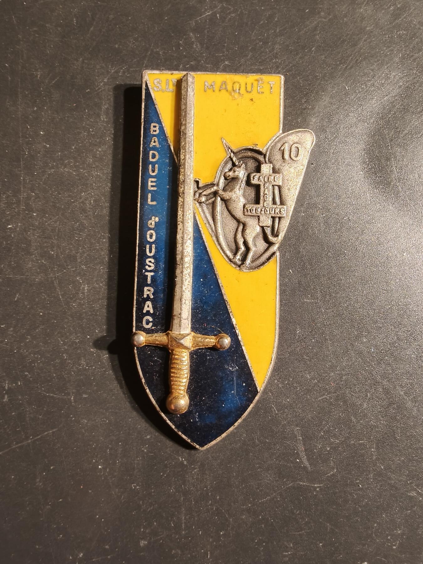 老王徽章第163期 13-15日三场连拍 16日统一发货  13、14日结束后可寄存 法国圣西尔预备军官学校第10期学员晋升证章 