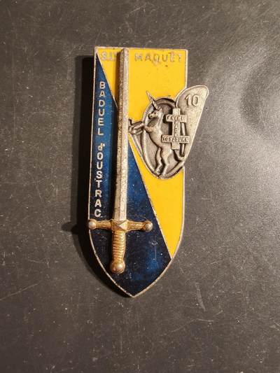 老王徽章第163期 13-15日三场连拍 16日统一发货  13、14日结束后可寄存 - 法国圣西尔预备军官学校第10期学员晋升证章 