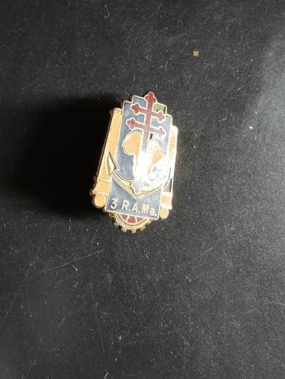 老王徽章第163期 13-15日三场连拍 16日统一发货  13、14日结束后可寄存 - 法国第3海军陆战队炮兵团证章 