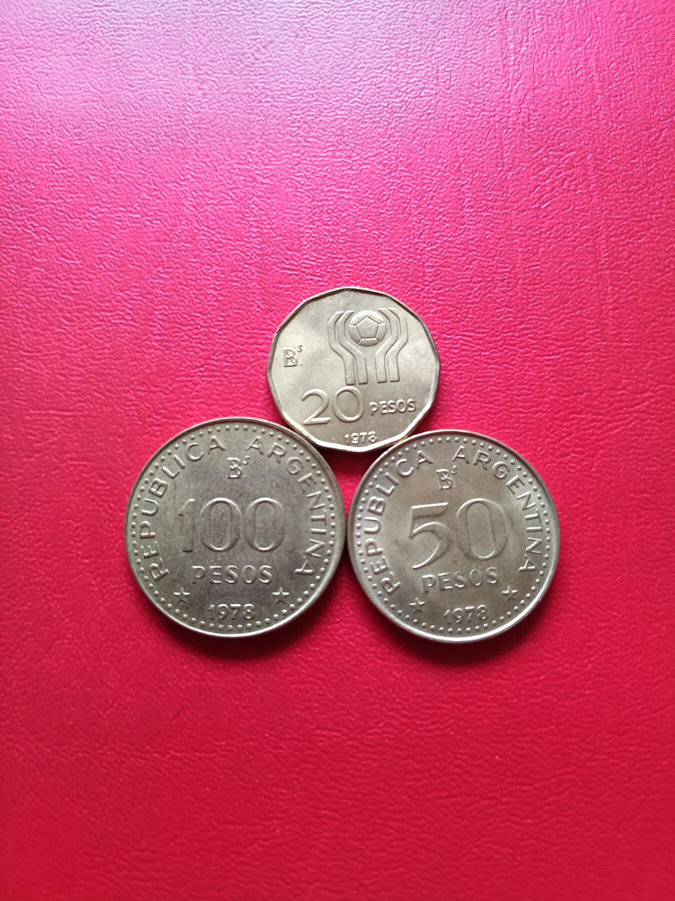 【云涧收藏】第七十九场 阿根廷1978年3枚