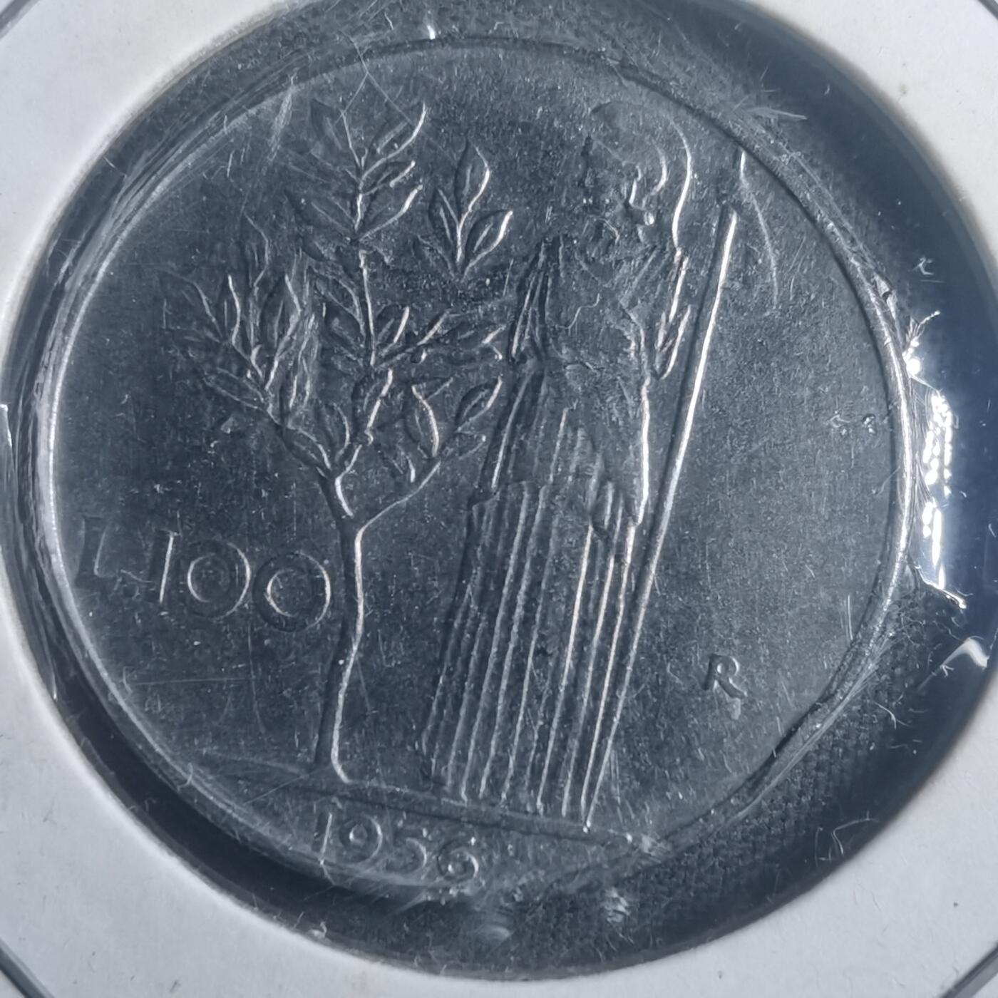 沼泽如烟--第903场 意大利1956年100里拉