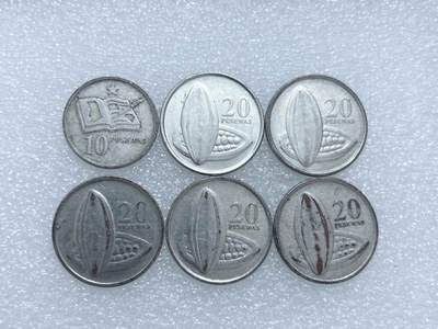 第一海外回流一元起拍收藏 散集专场  第265期 - 加纳硬币 6枚