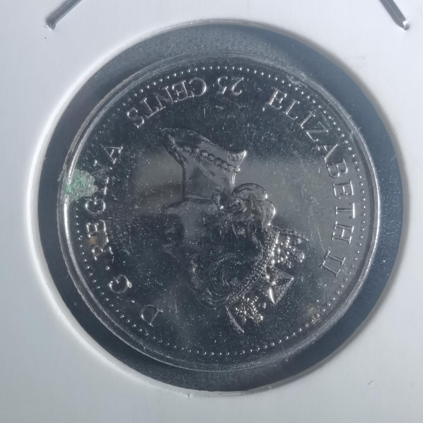 沼泽如烟--第900场 加拿大2000年25分纪念币