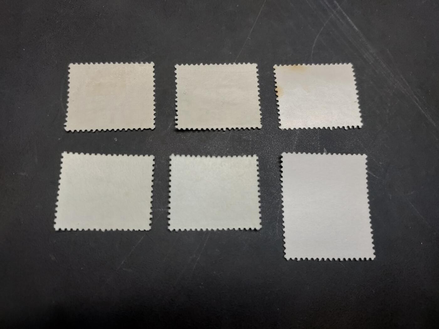 博彦收藏  11月17日 8点 邮票专场 香港 欠资新票6枚，上品/近全品