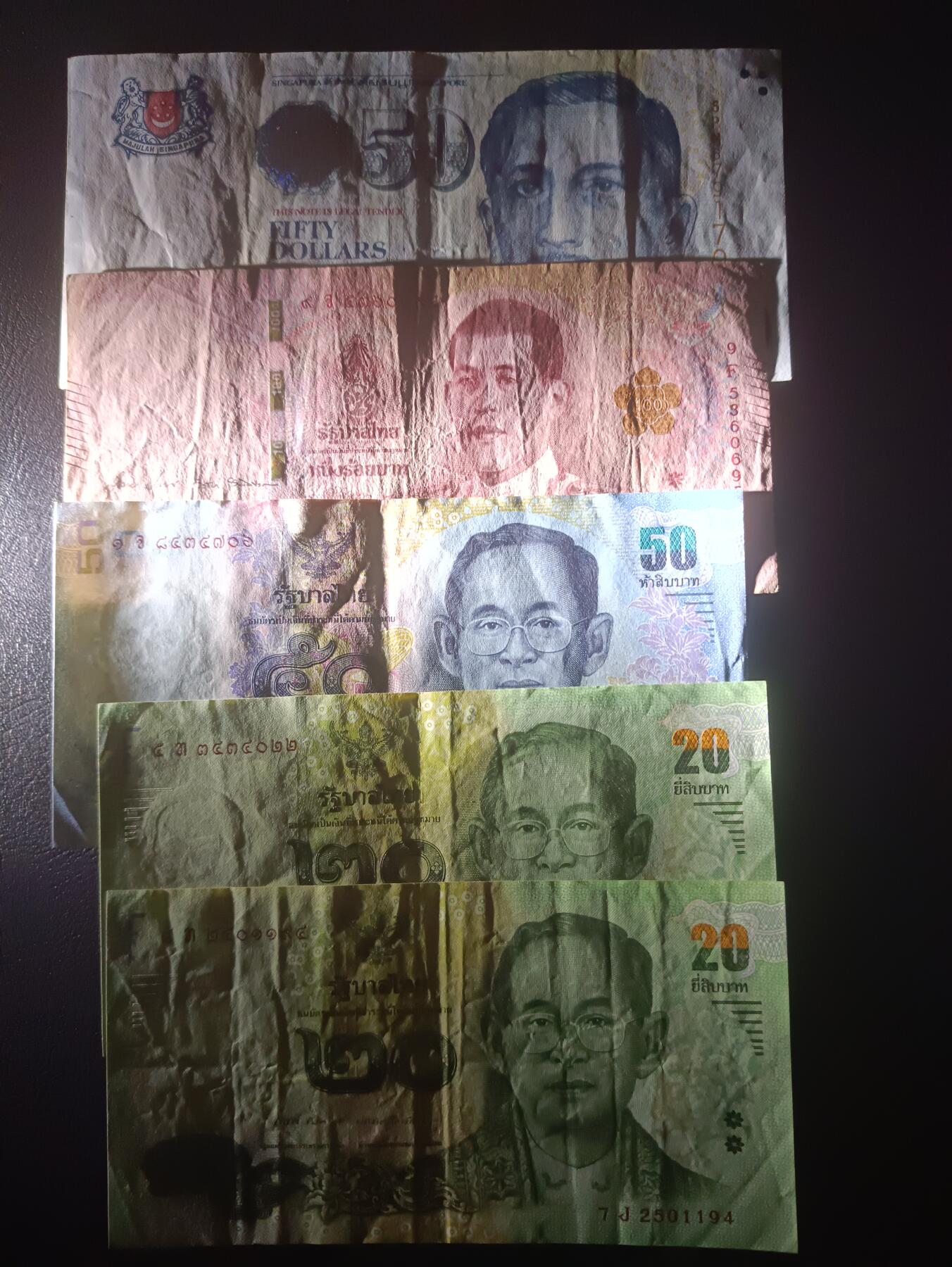 2025十一月第四期，总202期 【雨】东南亚纸币批量五张流通品相