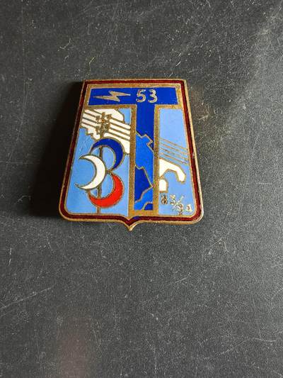 老王徽章第163期 13-15日三场连拍 16日统一发货  13、14日结束后可寄存 - 法国第53通信团证章 