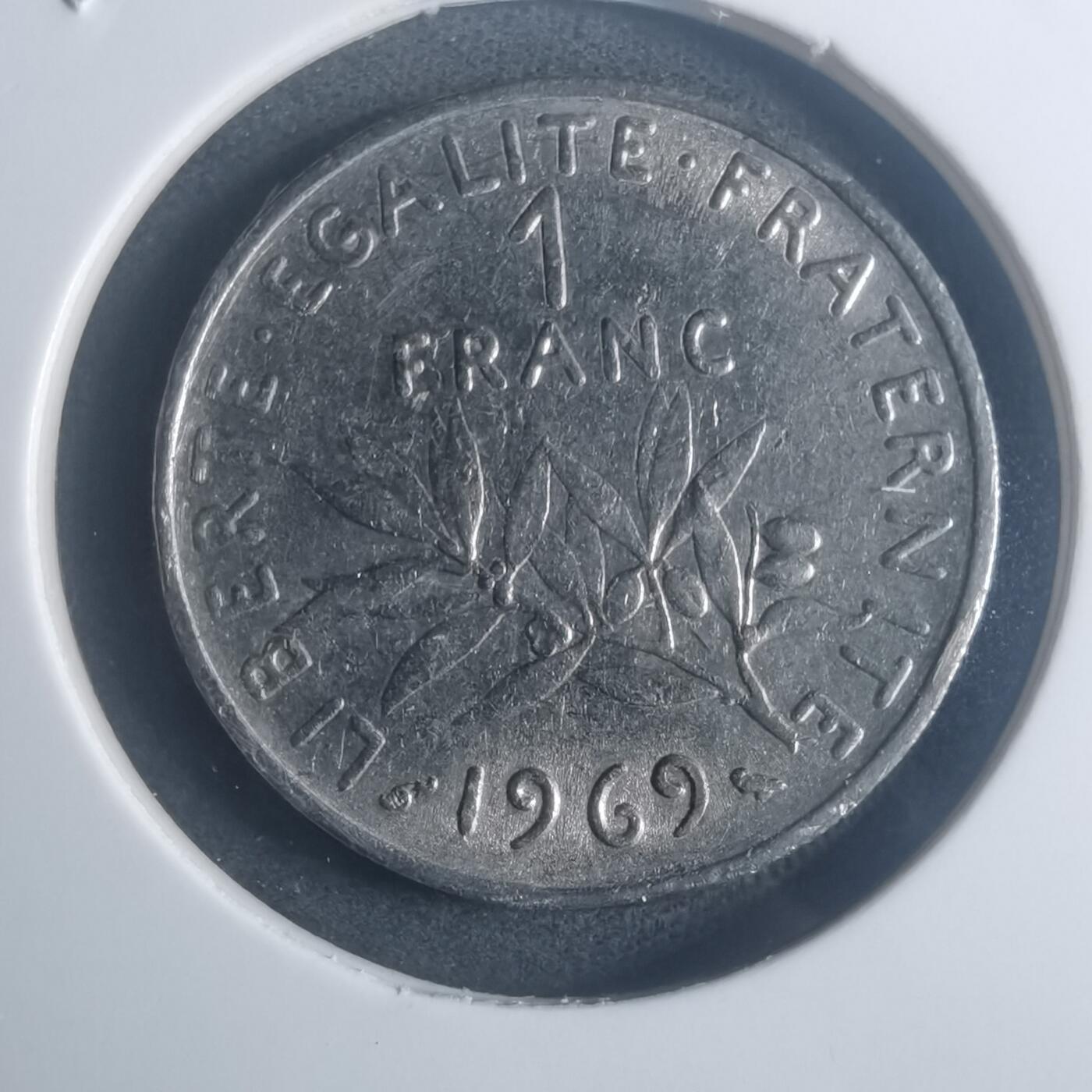 沼泽如烟--第900场 法国1969年1法郎