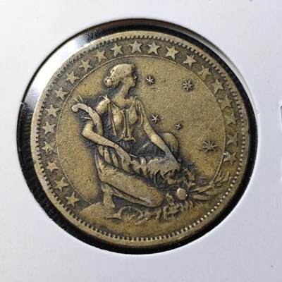 KK钱币收藏小铺  第370场  2月预留时间 周末发货 -  1927巴西1000瑞斯铜币