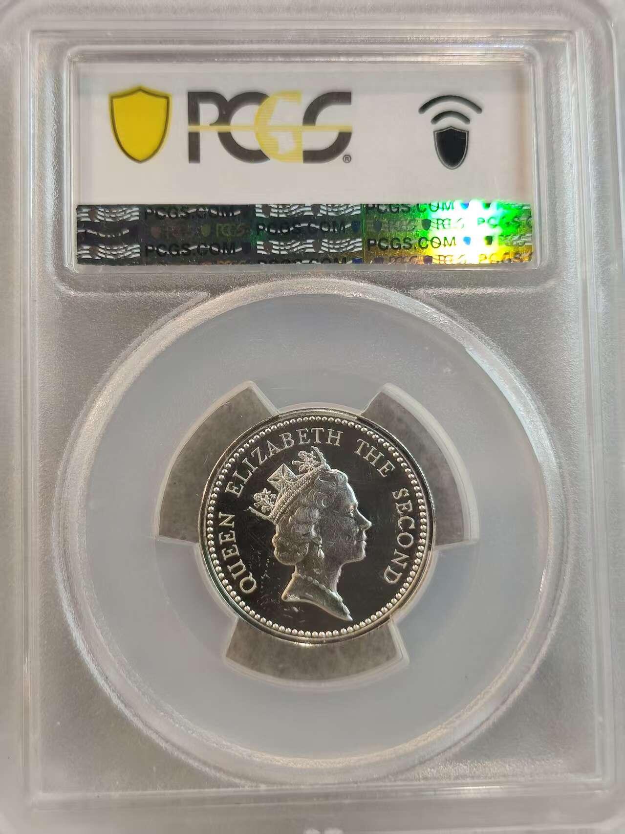 G&W世界散币，银币处理专场（第36场） PCGS-PR67D  福克兰群岛1987年1磅  银币