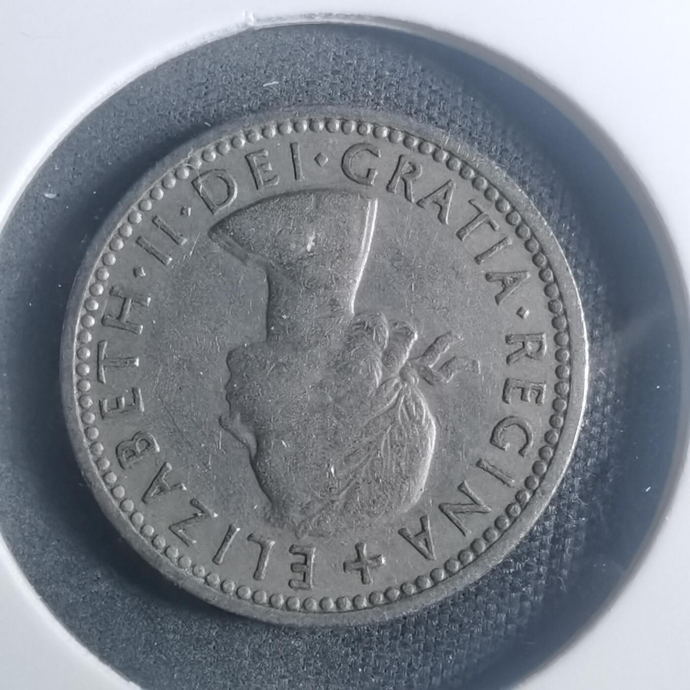 沼泽如烟--第900场 英国1959年6便士