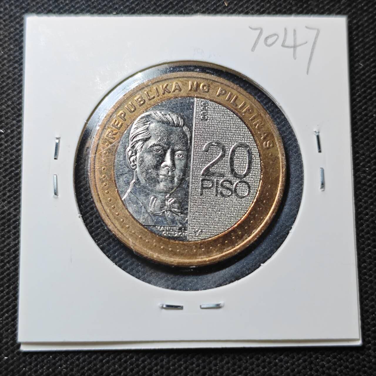 KK钱币收藏小铺  第370场  2月预留时间 周末发货  菲律宾20比索双色币