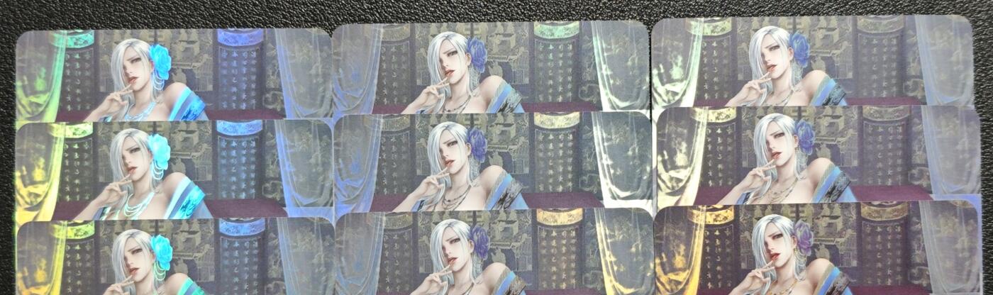 天玑星卡拍第139期《11.18周二截拍艳绝天下》持续收拍收评中 满赠卡需备注 动漫美女 艺术版 彩闪 九张