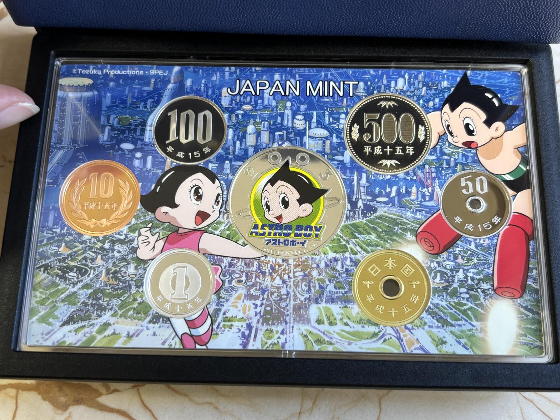 第181期拍卖 日本2003年铁臂阿童木诞生50周年精制套币含20克银章