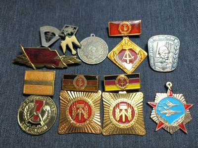 罗岚⭐爱藏⭐精品专拍第七场-分享拍场赚佣（周六有群拍，详细看简介） - 民主德国勋赏一组（建设计划奖章 金级先锋战士）