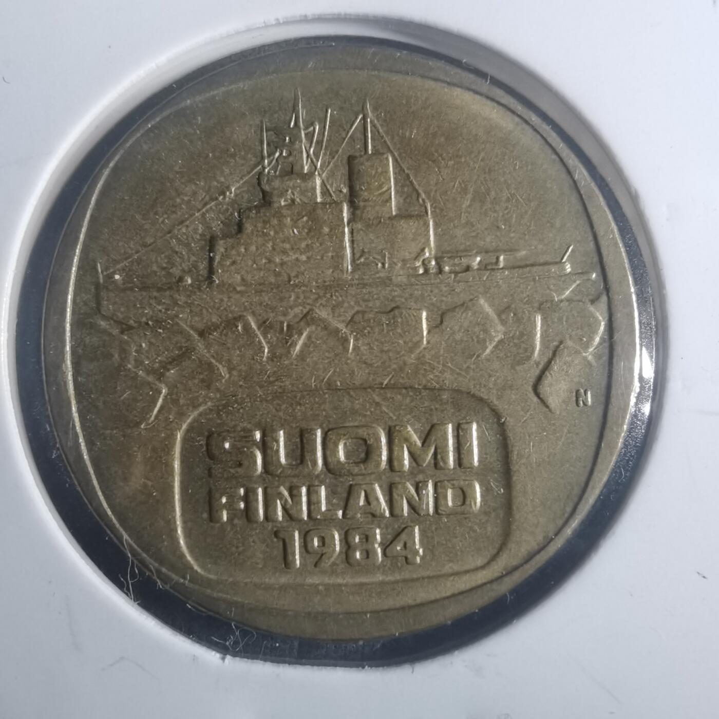 沼泽如烟--第900场 芬兰1984年5马克