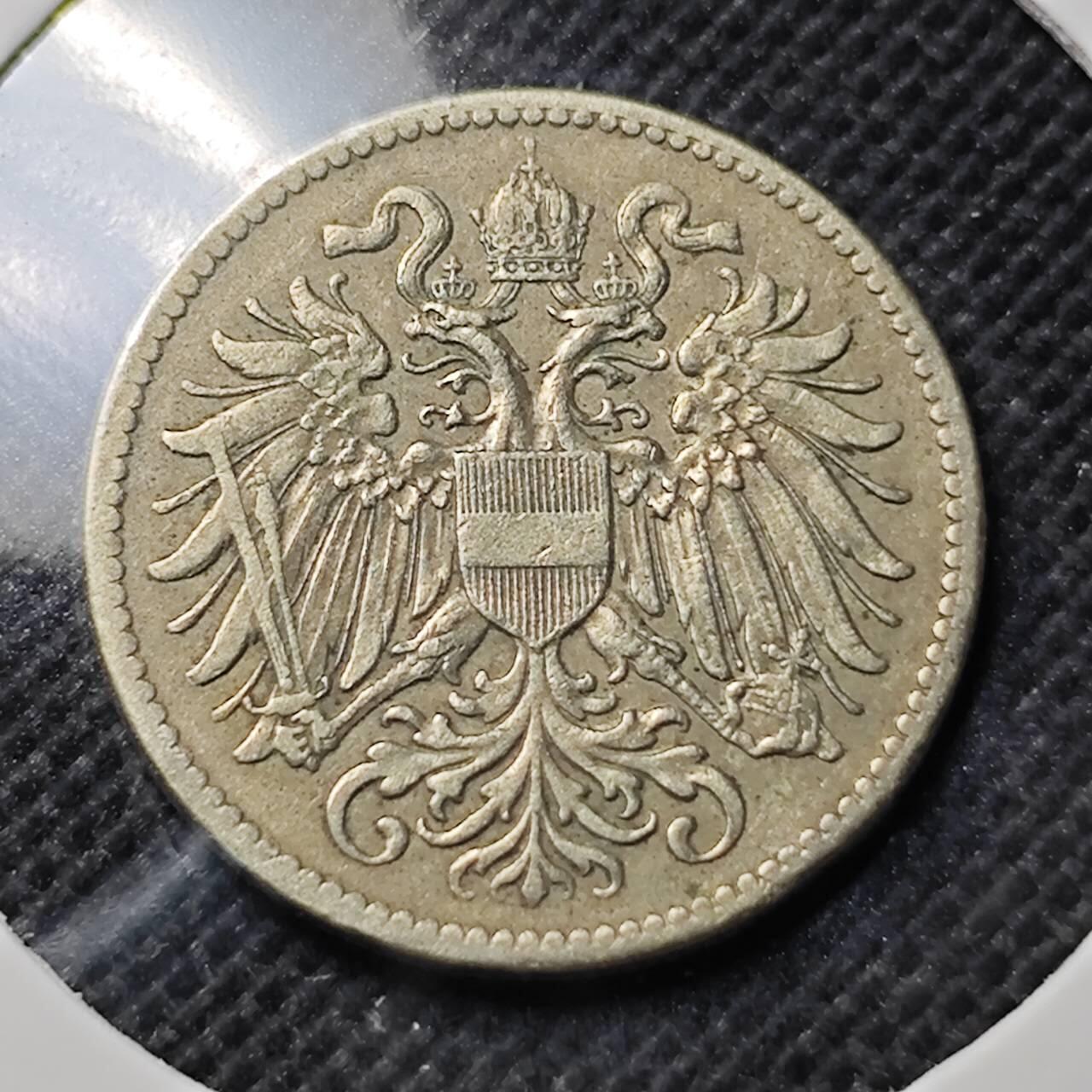 KK钱币收藏小铺  第370场  2月预留时间 周末发货  1916奥地利10格罗申