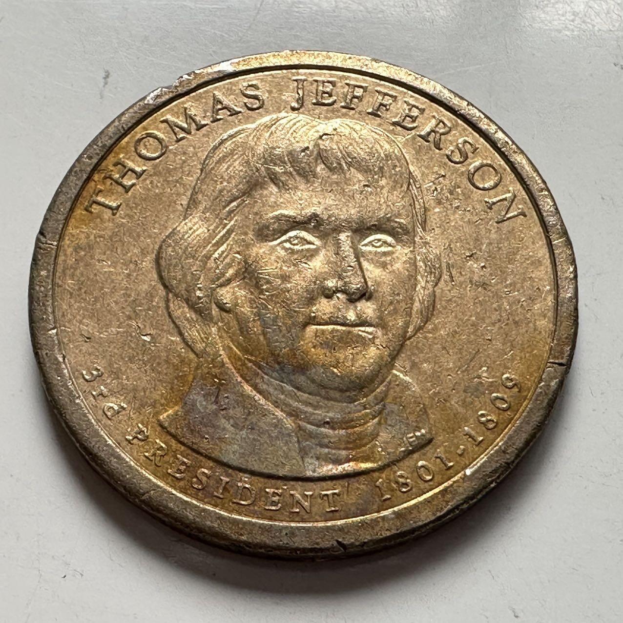 🌹外币初藏🌹🐯2025年第127场  每周二四六晚8️⃣点 接代拍 杰斐逊