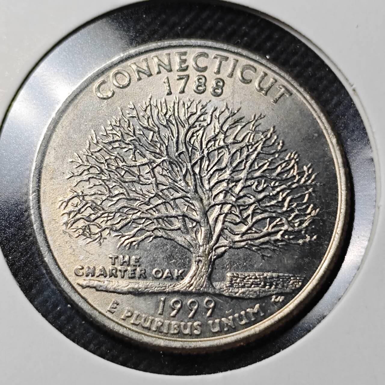 KK钱币收藏小铺  第370场  2月预留时间 周末发货  美国25分纪念币