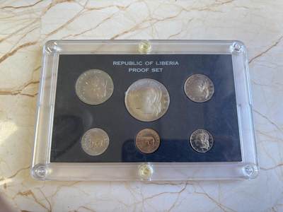 第181期拍卖 - 利比里亚1972年精制全套6枚纪念币