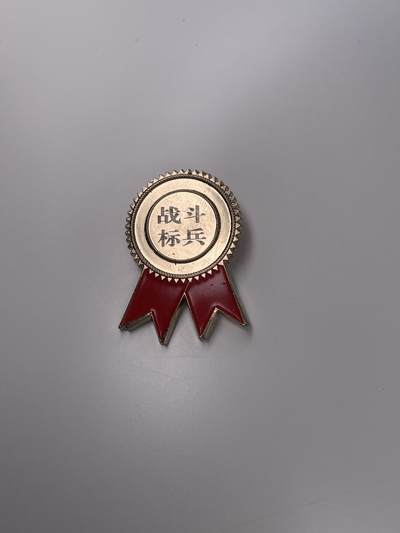 新时代收藏徽章红藏拍卖(第二十八场)  徽章纸品证书杂项 - 某国字头建筑单位战斗标兵奖章