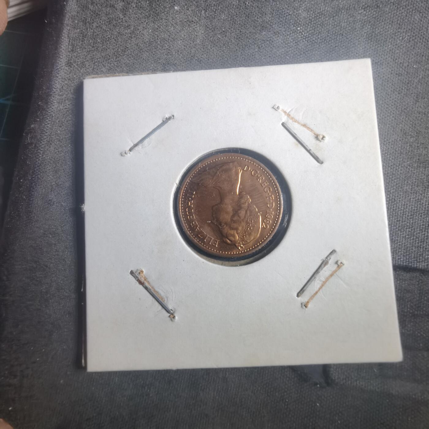 沼泽如烟--第903场 英国1982年半便士